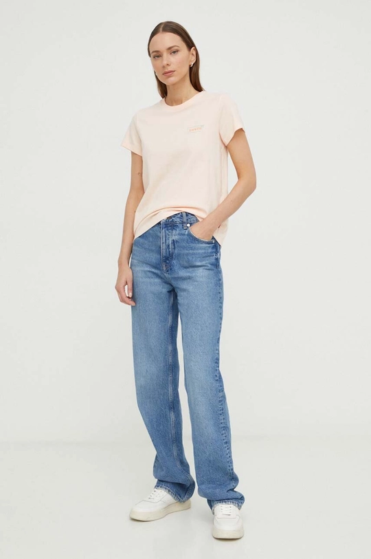 Levi's t-shirt in cotone arancione