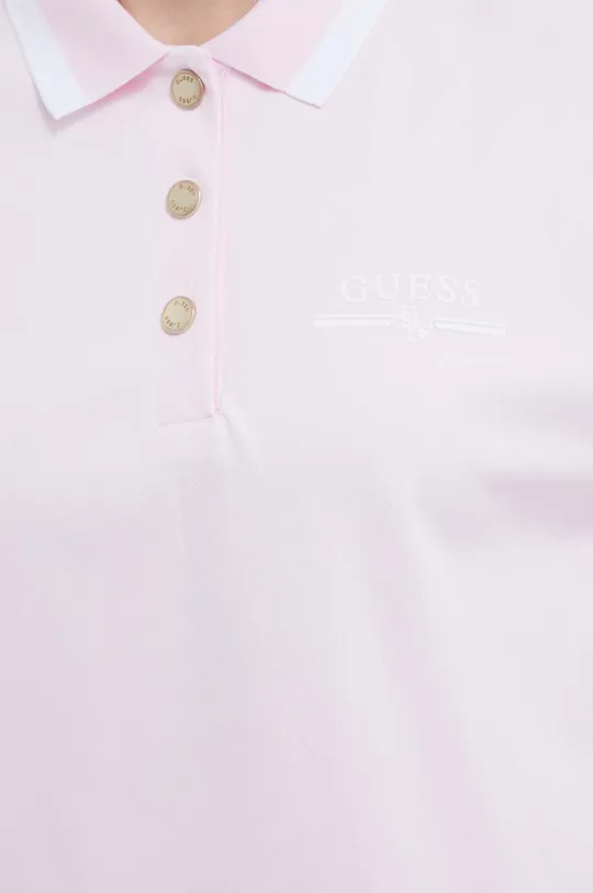 ružová Polo tričko Guess ARLETH
