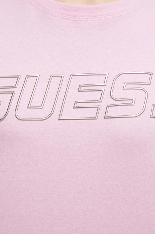 Хлопковая футболка Guess Женский