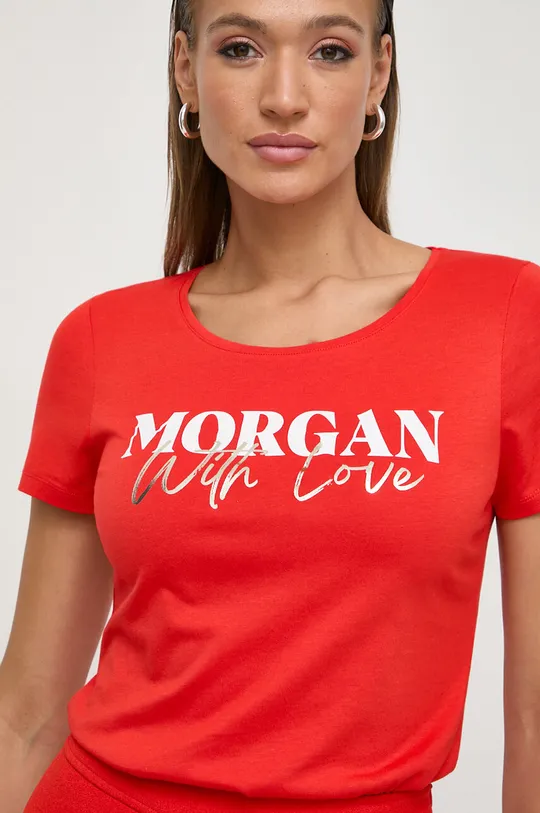 piros Morgan t-shirt