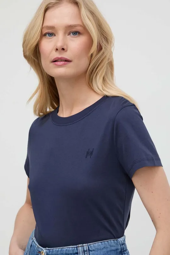 темно-синій Бавовняна футболка Marella Жіночий
