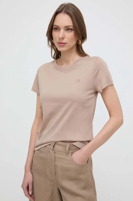 beige Marella t-shirt in cotone Donna