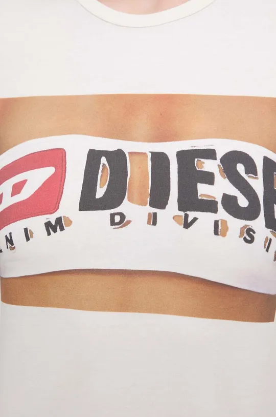 Хлопковая футболка Diesel Женский