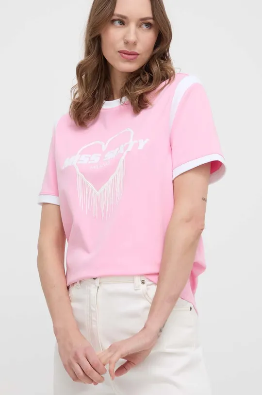różowy Miss Sixty t-shirt