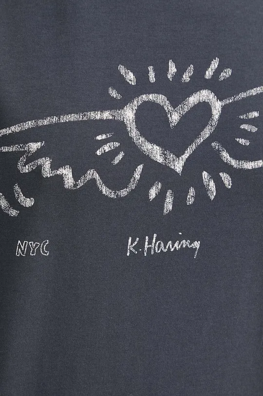 Хлопковая футболка Miss Sixty x Keith Haring Женский
