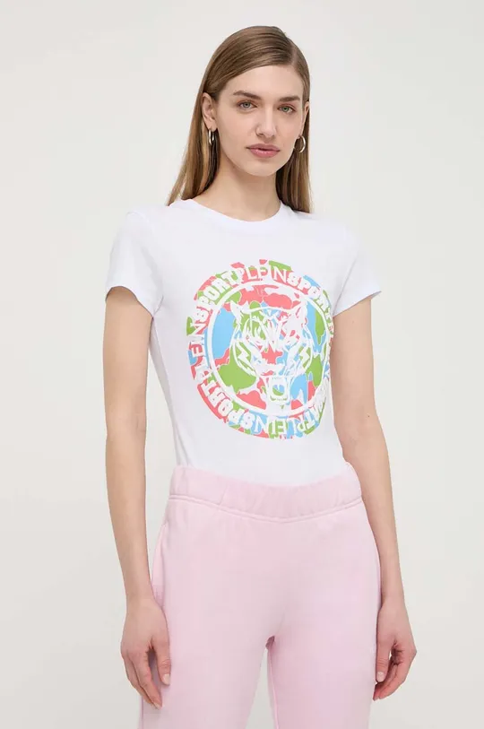πολύχρωμο Βαμβακερό μπλουζάκι PLEIN SPORT Γυναικεία