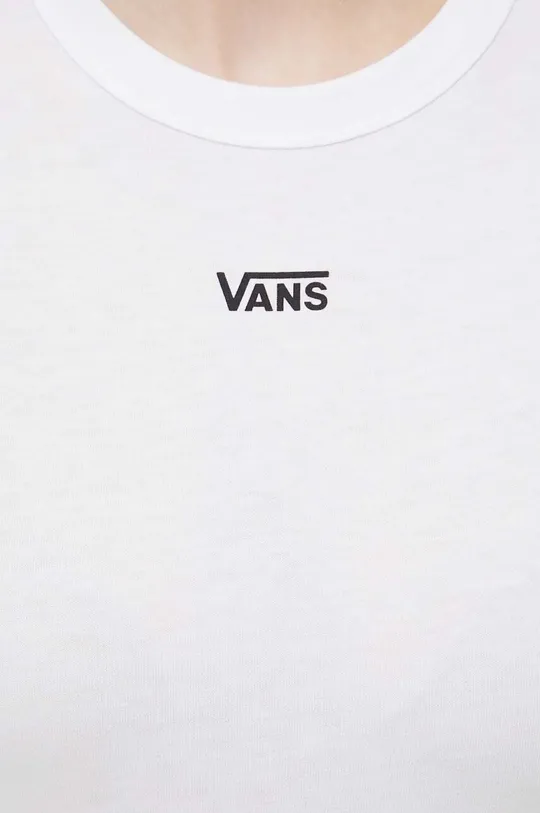 Хлопковая футболка Vans Женский