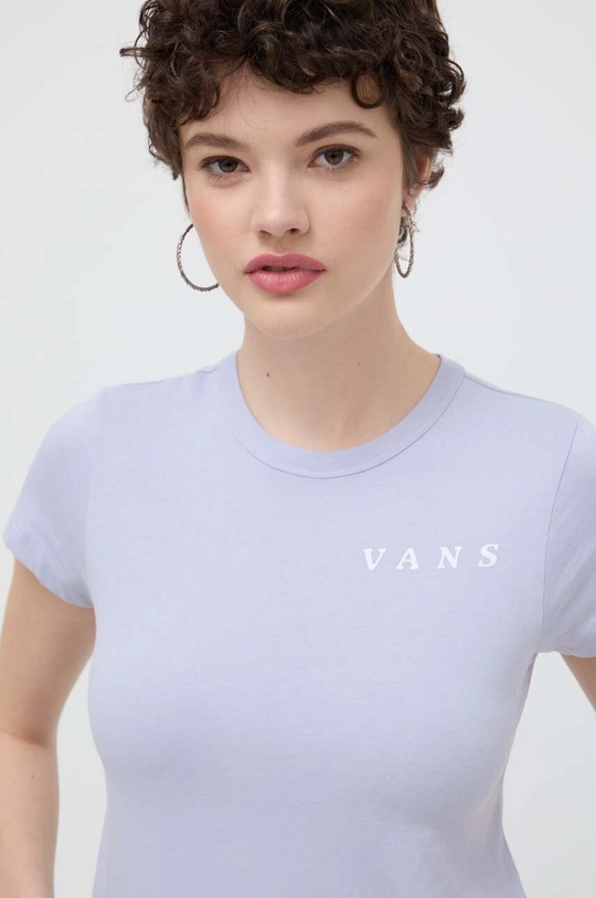 blu Vans t-shirt in cotone