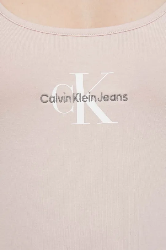 Top Calvin Klein Jeans 95 % Bombaž, 5 % Elastan