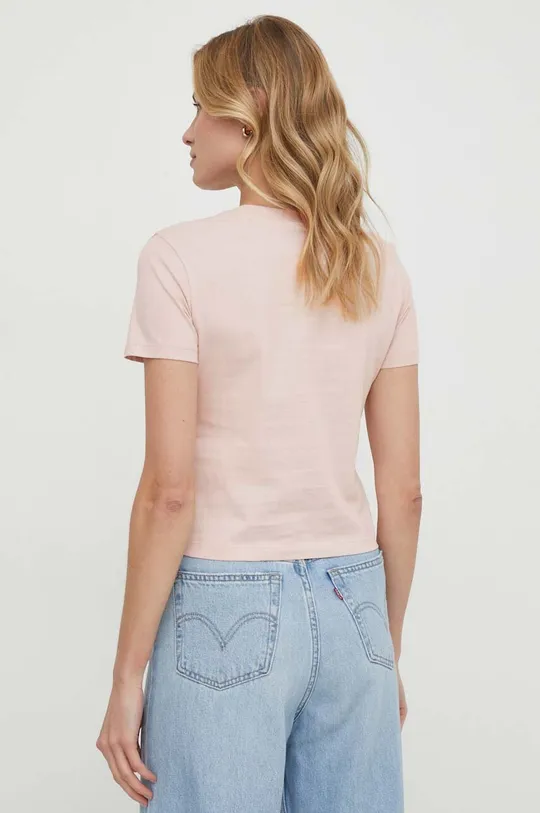 Calvin Klein Jeans pamut póló rózsaszín