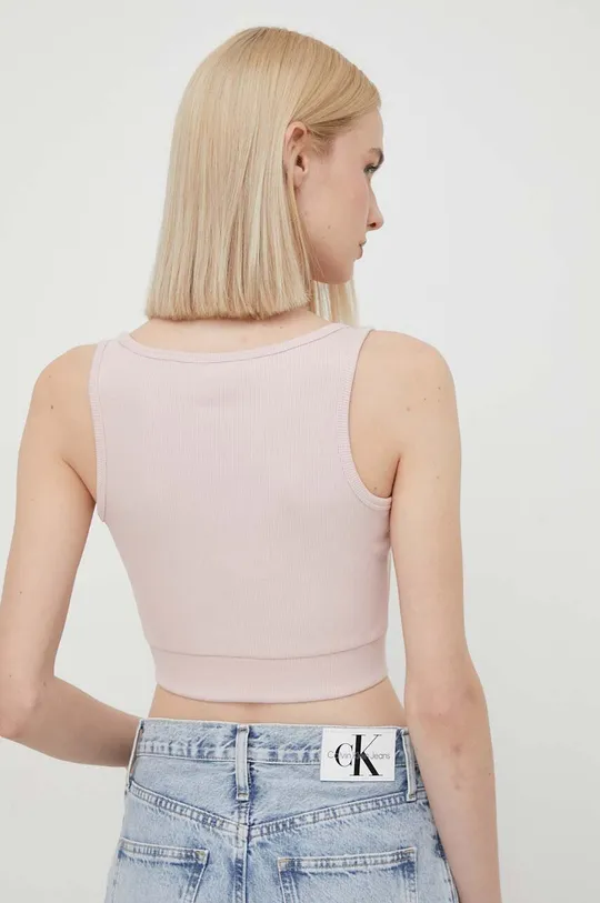 Calvin Klein Jeans top 94% pamut, 6% elasztán