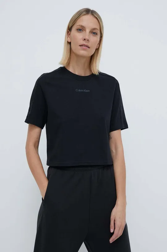 črna Kratka majica Calvin Klein Performance