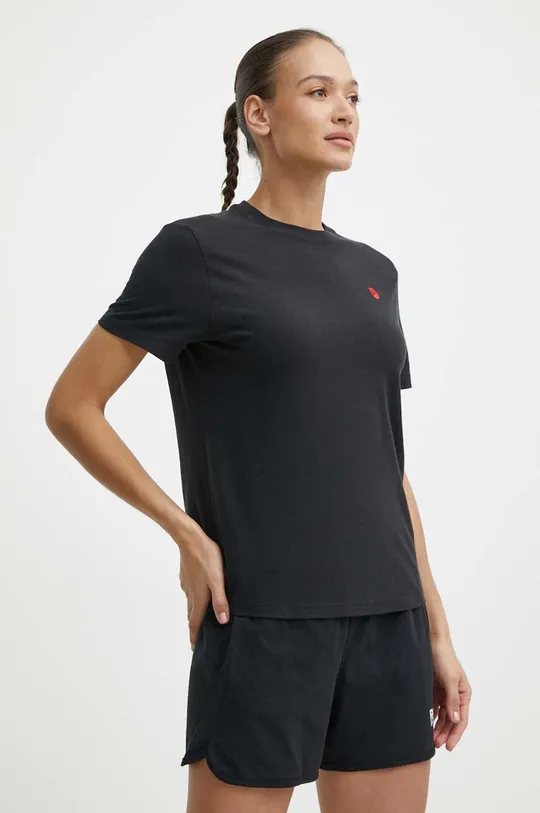 μαύρο Μπλουζάκι Fjallraven Hemp Blend T-shirt Γυναικεία
