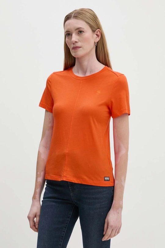 G-Star Raw t-shirt in cotone arancione D24499.4107