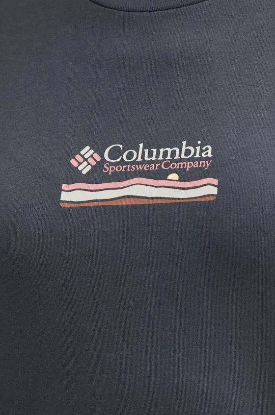 серый Хлопковая футболка Columbia Boundless Beauty