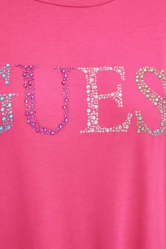 rózsaszín Guess strand póló