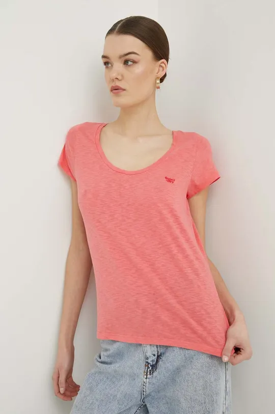rózsaszín Superdry t-shirt Női