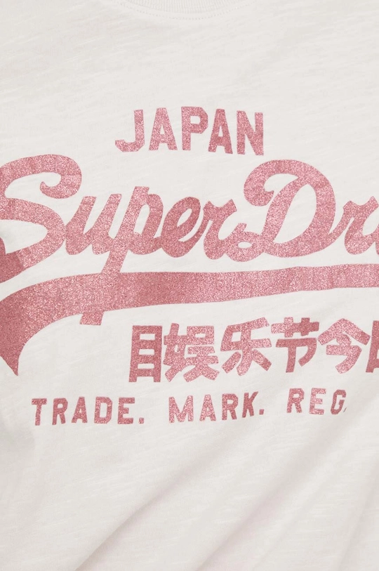 Хлопковая футболка Superdry Женский