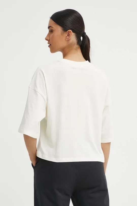 Puma cotton t-shirt Main: 100% Cotton Rib-knit waistband: 82% Cotton, 18% Polyester