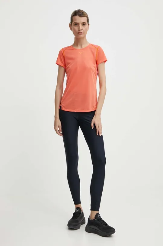 Μπλουζάκι για τρέξιμο Mizuno DryAeroFlow πορτοκαλί