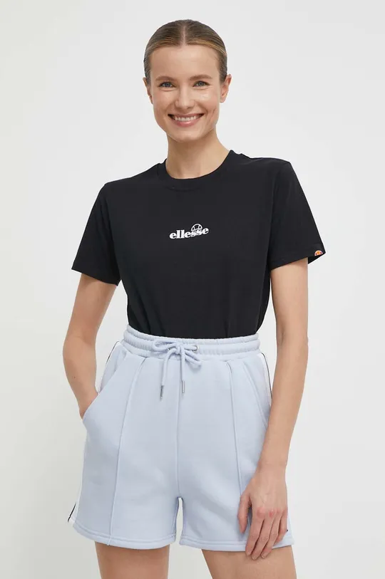 czarny Ellesse t-shirt bawełniany Svetta Tee Damski