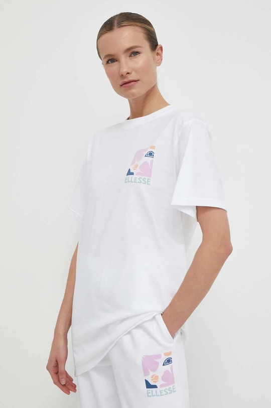 bianco Ellesse t-shirt in cotone Donna