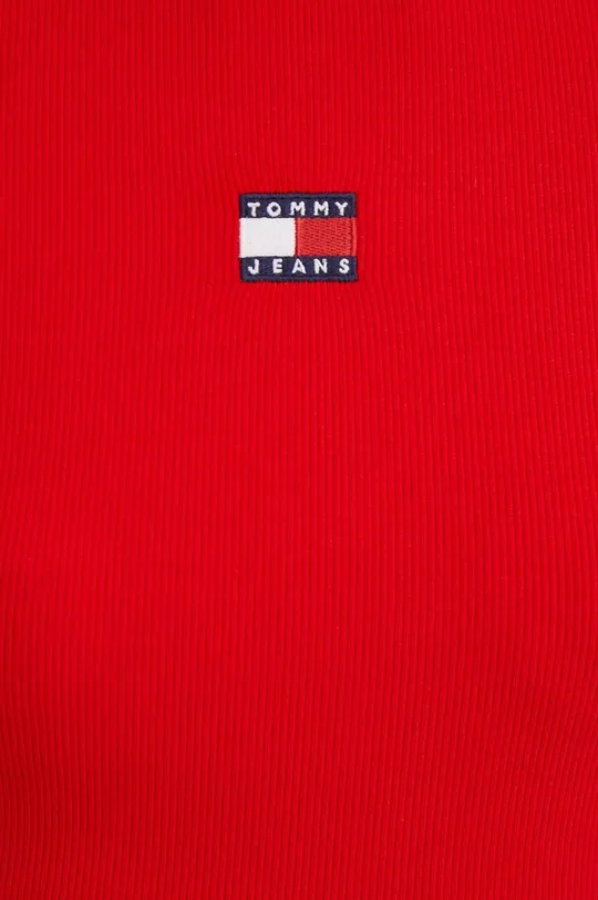 rdeča Kratka majica Tommy Jeans