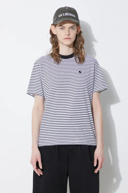 μαύρο Βαμβακερό μπλουζάκι Carhartt WIP S/S Coleen T-Shirt Γυναικεία