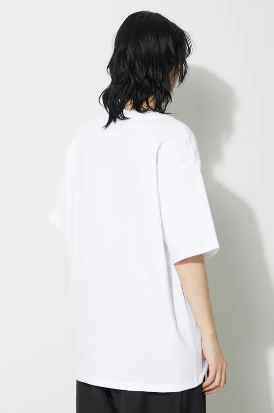 Βαμβακερό μπλουζάκι Carhartt WIP S/S American Script T-Shirt λευκό