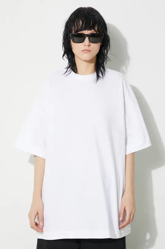 білий Бавовняна футболка Carhartt WIP S/S Louisa T-Shirt Жіночий