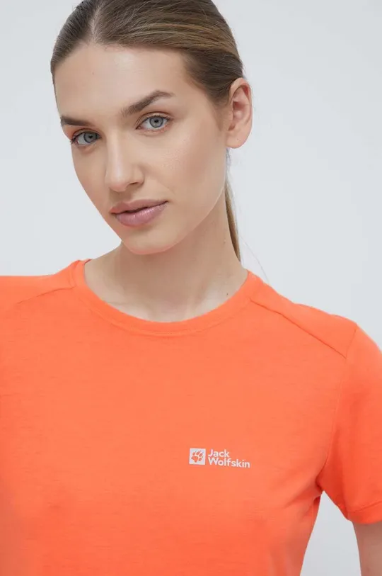 pomarańczowy Jack Wolfskin t-shirt sportowy Vonnan