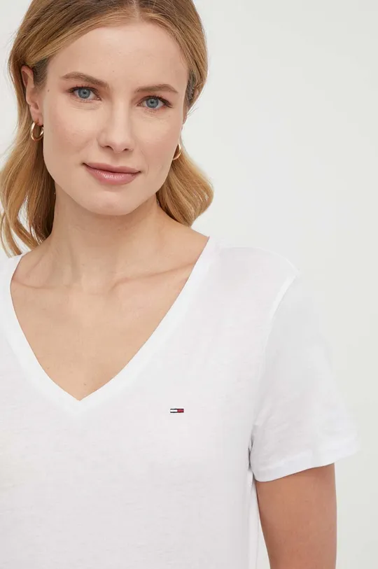 Tommy Jeans t-shirt bawełniany 2-pack Damski