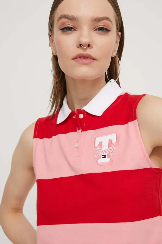 rosso Tommy Jeans top in cotone
