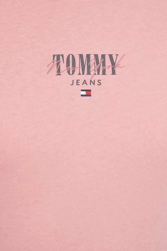 ružová Tričko Tommy Jeans