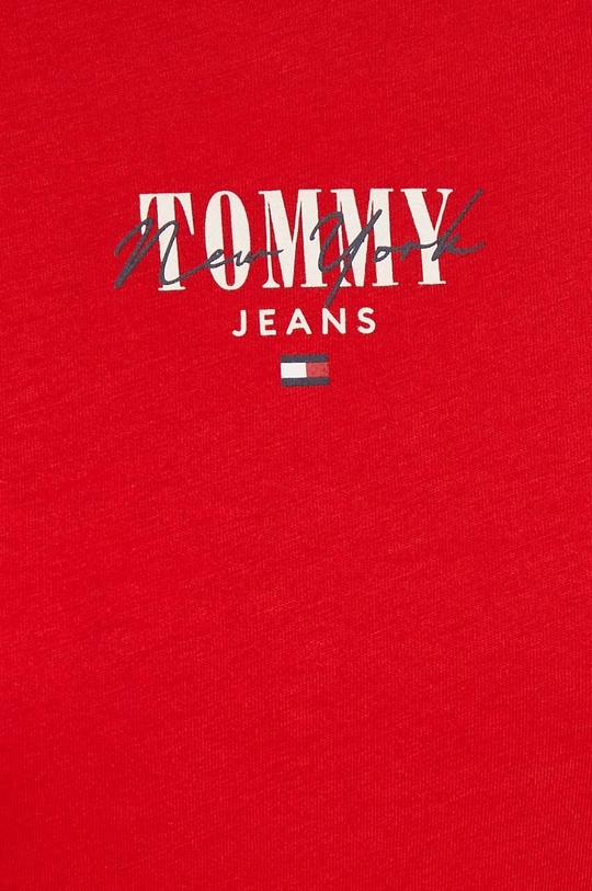 rdeča Kratka majica Tommy Jeans