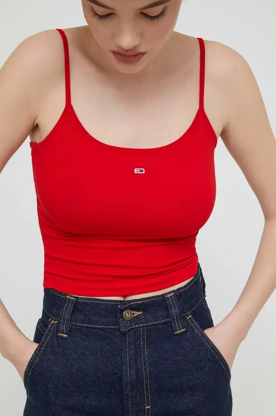 κόκκινο Top Tommy Jeans 2-pack Γυναικεία