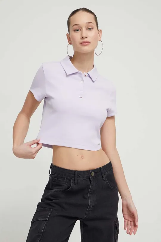 violetto Tommy Jeans polo Donna