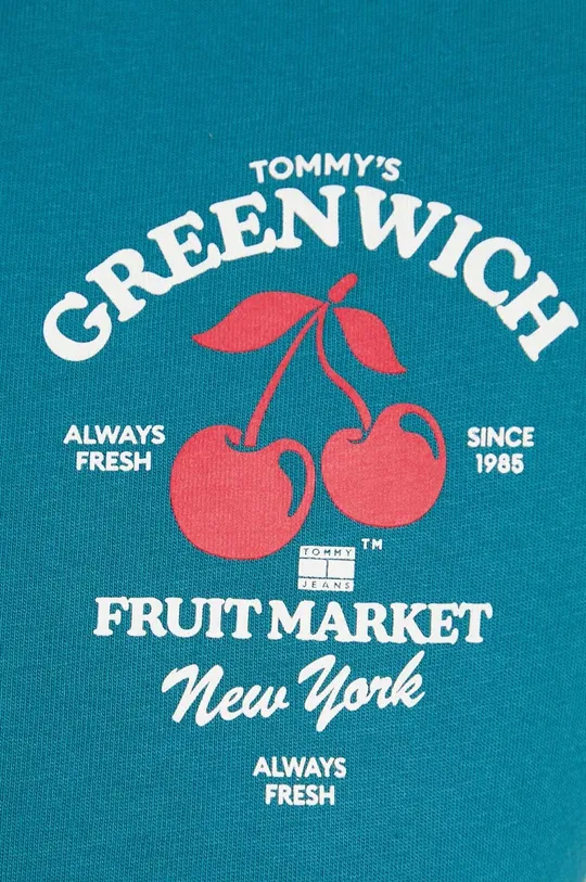 tirkizna Pamučna majica Tommy Jeans