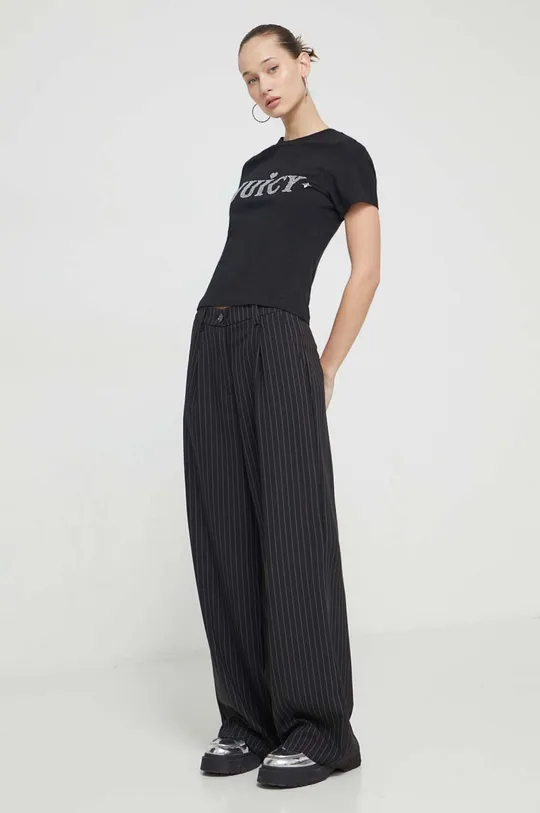 Kratka majica Juicy Couture črna