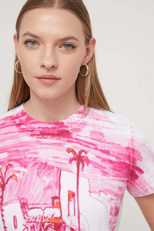 fehér Desigual t-shirt