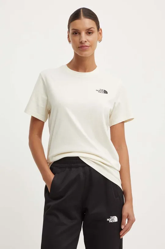 The North Face t-shirt bawełniany W S/S Relaxed Redbox Tee 100 % Bawełna