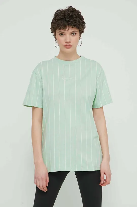 Karl Kani t-shirt bawełniany zielony