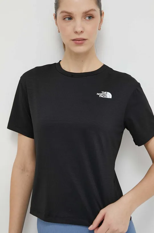 črna Športna kratka majica The North Face Flex Circuit Ženski