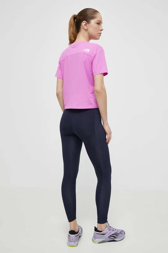Αθλητικό μπλουζάκι The North Face Flex Circuit ροζ