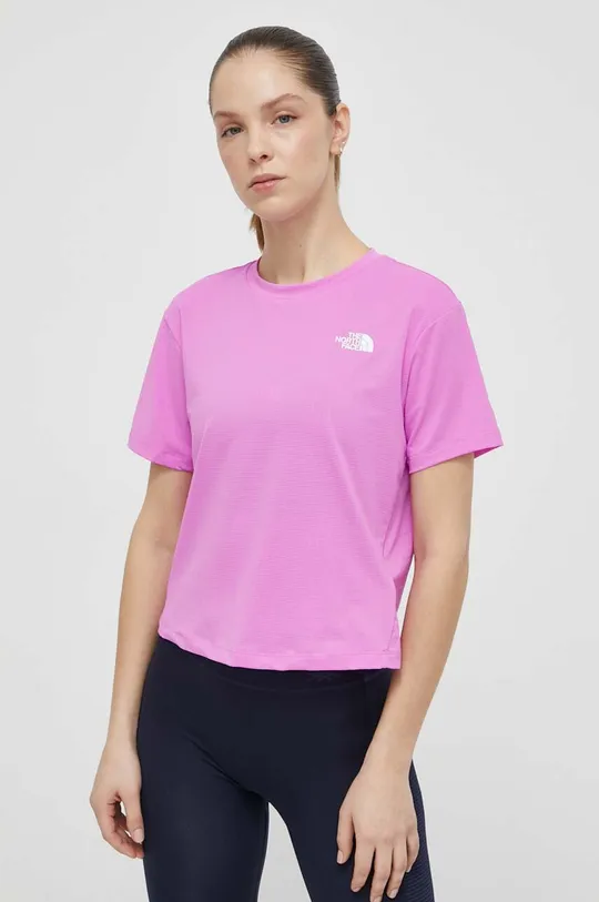 roza Športna kratka majica The North Face Flex Circuit