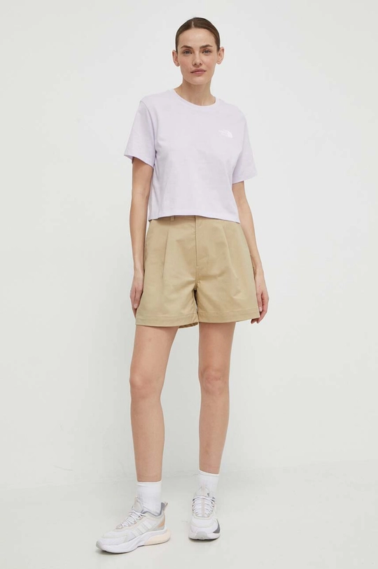 The North Face t-shirt lila