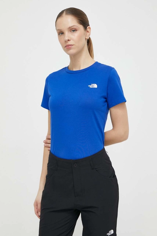 kék The North Face t-shirt Női