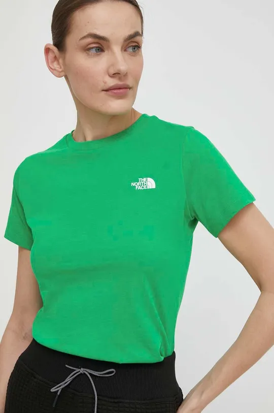 Kratka majica The North Face zelena