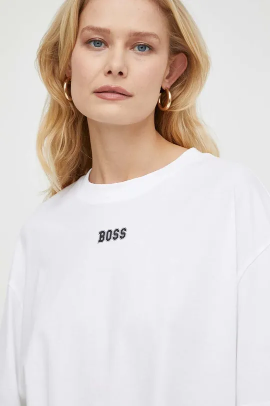Хлопковая футболка Boss Orange Женский