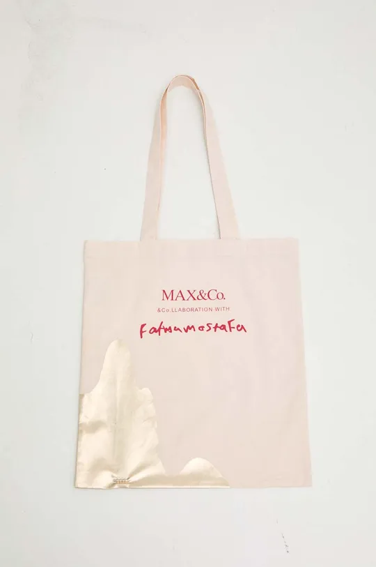 Βαμβακερό μπλουζάκι MAX&Co. x FATMA MOSTAFA
